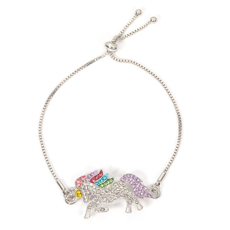 Dây chuyền mạ bạc hìnhchú ngựa dễ thương dành cho bé