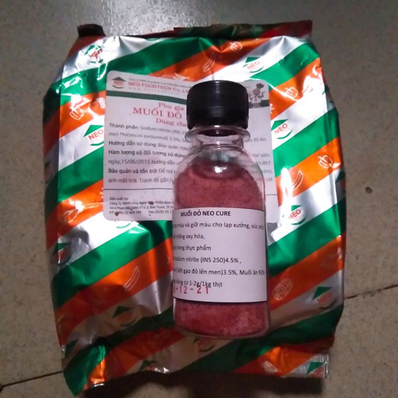 Muối đỏ làm lạp xưởng 100g