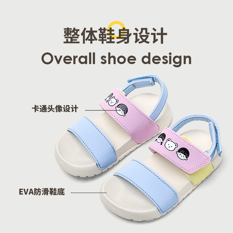 Sandal Bé Trai Sandal Bé Gái Từ 2-10 Tuổi Siêu Nhẹ Đế Êm Chống Trơn Trượt Thương Hiệu Cheerful Mario D59