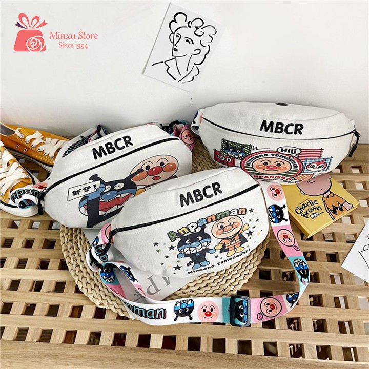 Túi vải canvas, túi đeo chéo thời trang đựng đồ trẻ trung TV34