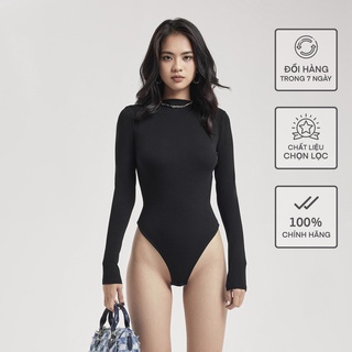 Áo Dài Tay Bodysuit BUSY Cotton Thun Zip 1 Lớp Co Giãn Ôm Sát DTB