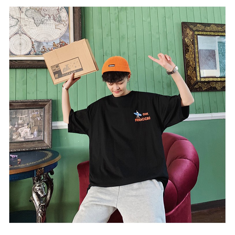 Áo thun tay lỡ form rộng unisex Tiger.86 AFR200