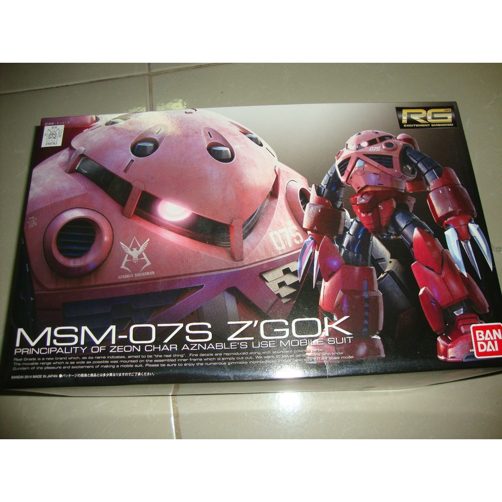 Mô hình lắp ráp RG 1/144  Z'Gok