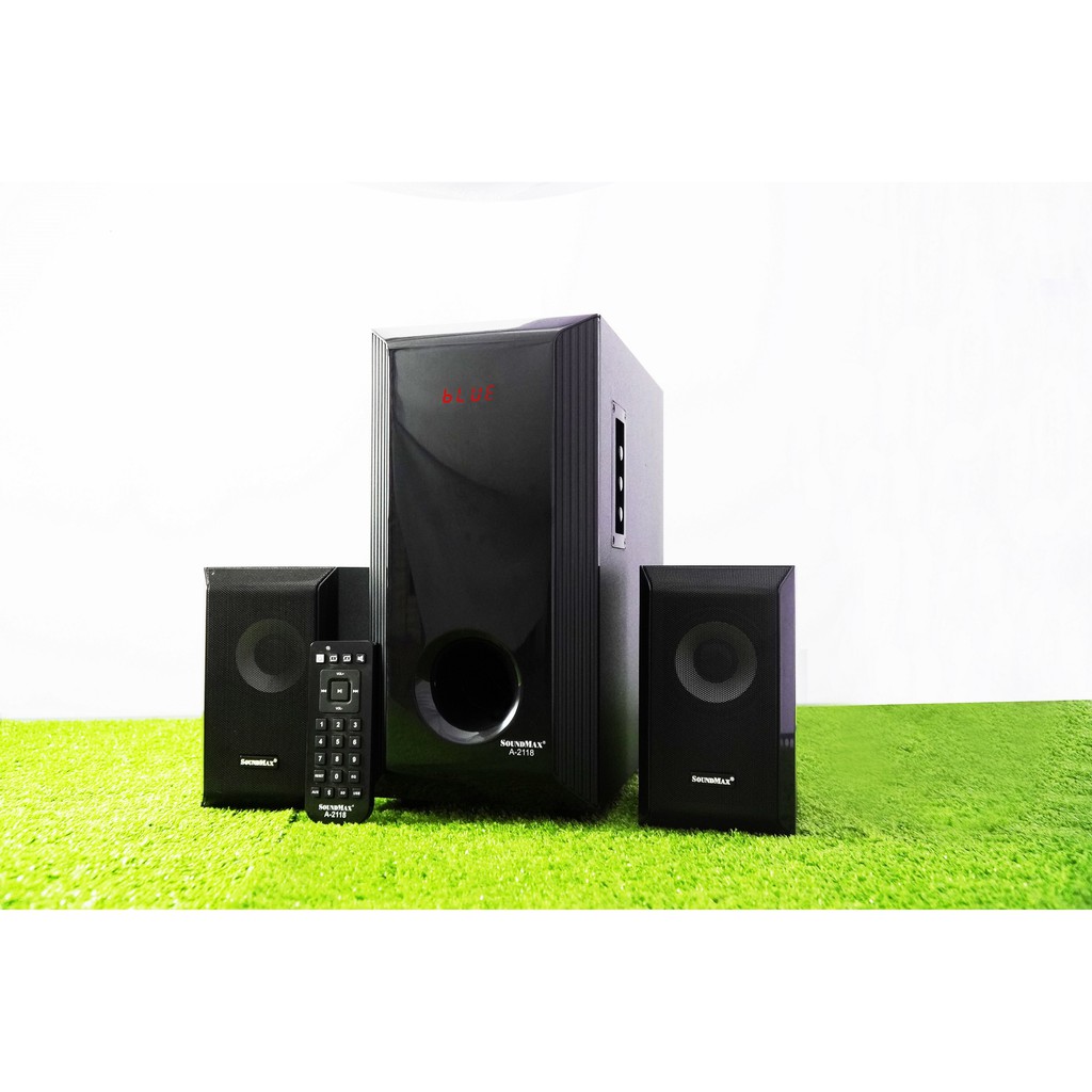 [Mã 267ELSALE hoàn 7% xu đơn 300K] Loa Vi Tính SoundMax A-2118/2.1 - Hàng Chính Hãng