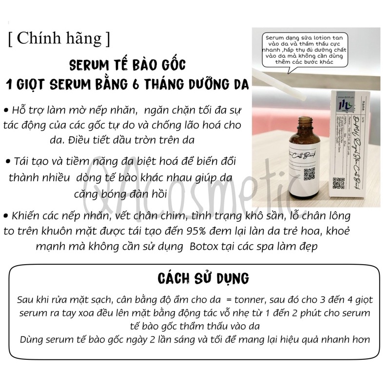 Serum tế bào gốc Dr.MH Royal Stem Cell - Hàng chính hãng