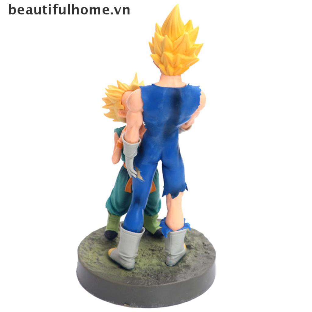 Mô Hình Nhân Vật Vegeta Và Trunks Dbz Super Saiyan Độc Đáo Sống Động