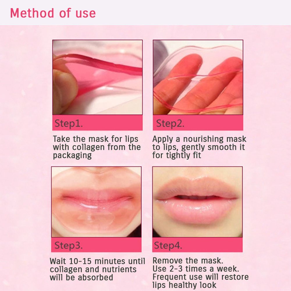 Mặt Nạ Môi Bioaqua Collagen Nourish Lips Membrane Mask 8g