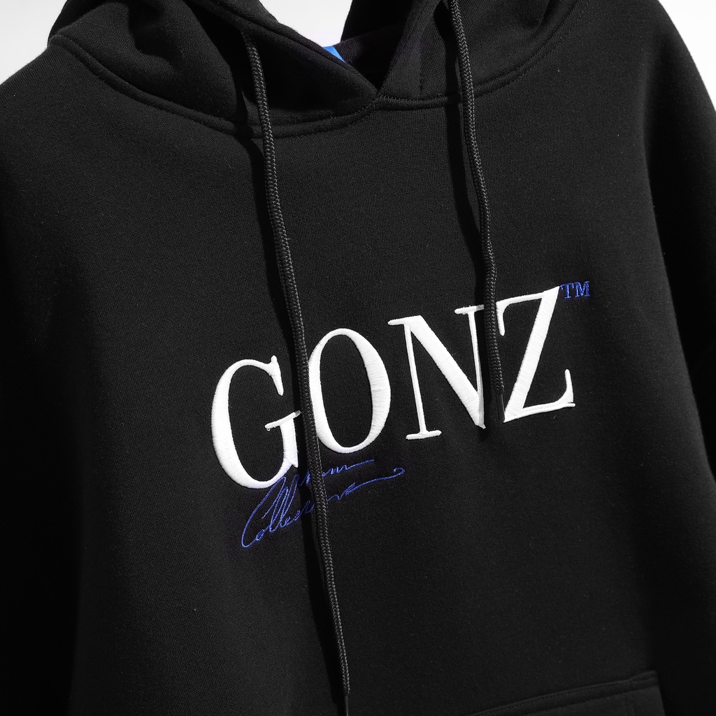 Áo Hoodies Gonz Mùa Đông Form Rộng - Hoodies 01 Màu Đen | BigBuy360 - bigbuy360.vn