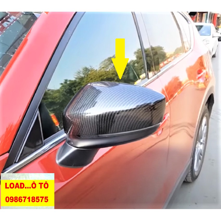 Ốp Gương Chiếu Hậu Xe Mazda CX5 2022-2018 Vân Carbon Cao Cấp Nhất Thị Trường