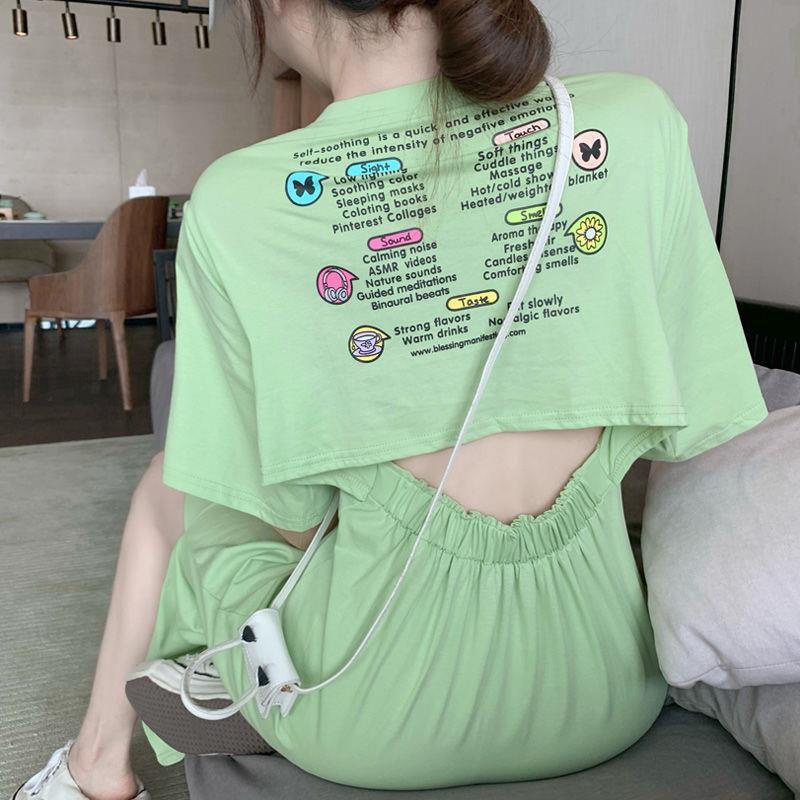 Đầm Thun Ngắn Tay Dáng Dài Xẻ Tà Và Đầm Dài Qua Gối Thời Trang Mùa Hè Dành Cho Nữ