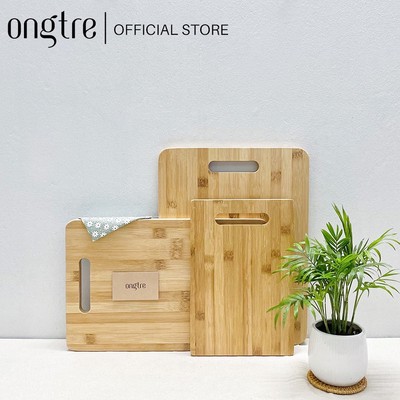 Thớt Tre ONGTRE Chữ Nhật & Tròn Cao Cấp, Thớt Chặt, Thớt Thái - Kháng Khuẩn, Không Mùn, Bền Đẹp, An Toàn Thực Phẩm