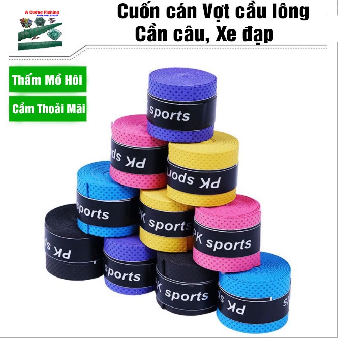 Quấn cán vợt cầu lông, cần câu PK SPORT , GIÁ SIÊU RẺ