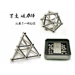 Buckybars - Bi và Thanh nam châm xếp hình.