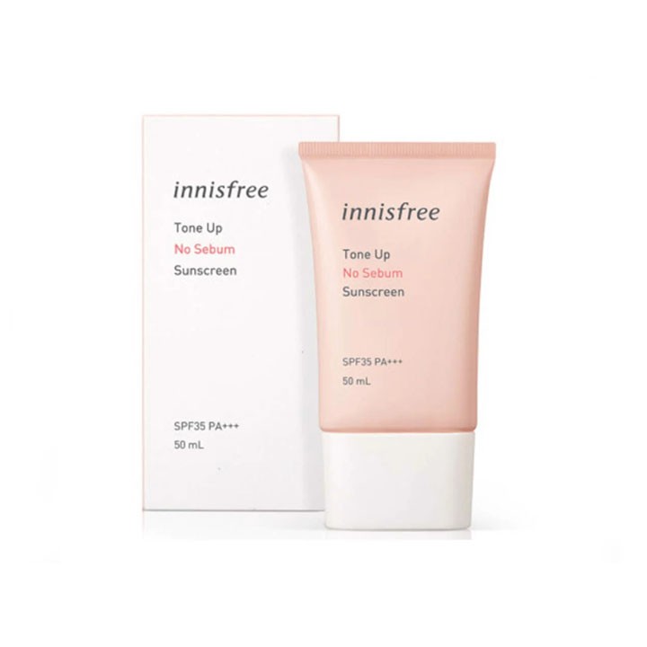 Kem Chống Nắng Innisfree No Sebum, Long Lasting, Daily Mild Sunscreen SPF 50+/PA++++ 50ml