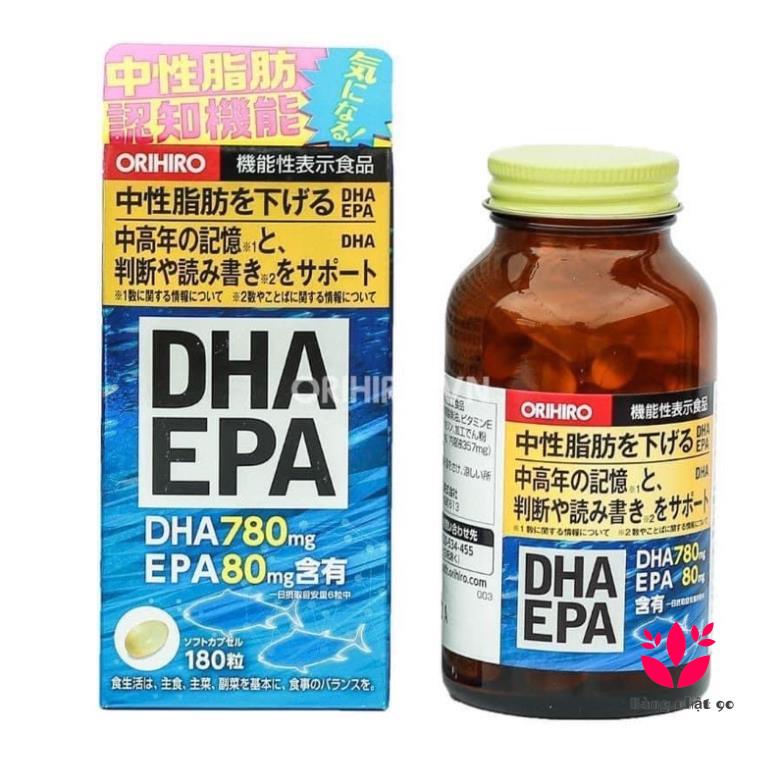 Viên bổ não DHA EPA nhật bản  hộp 180 viên Nhật Bản