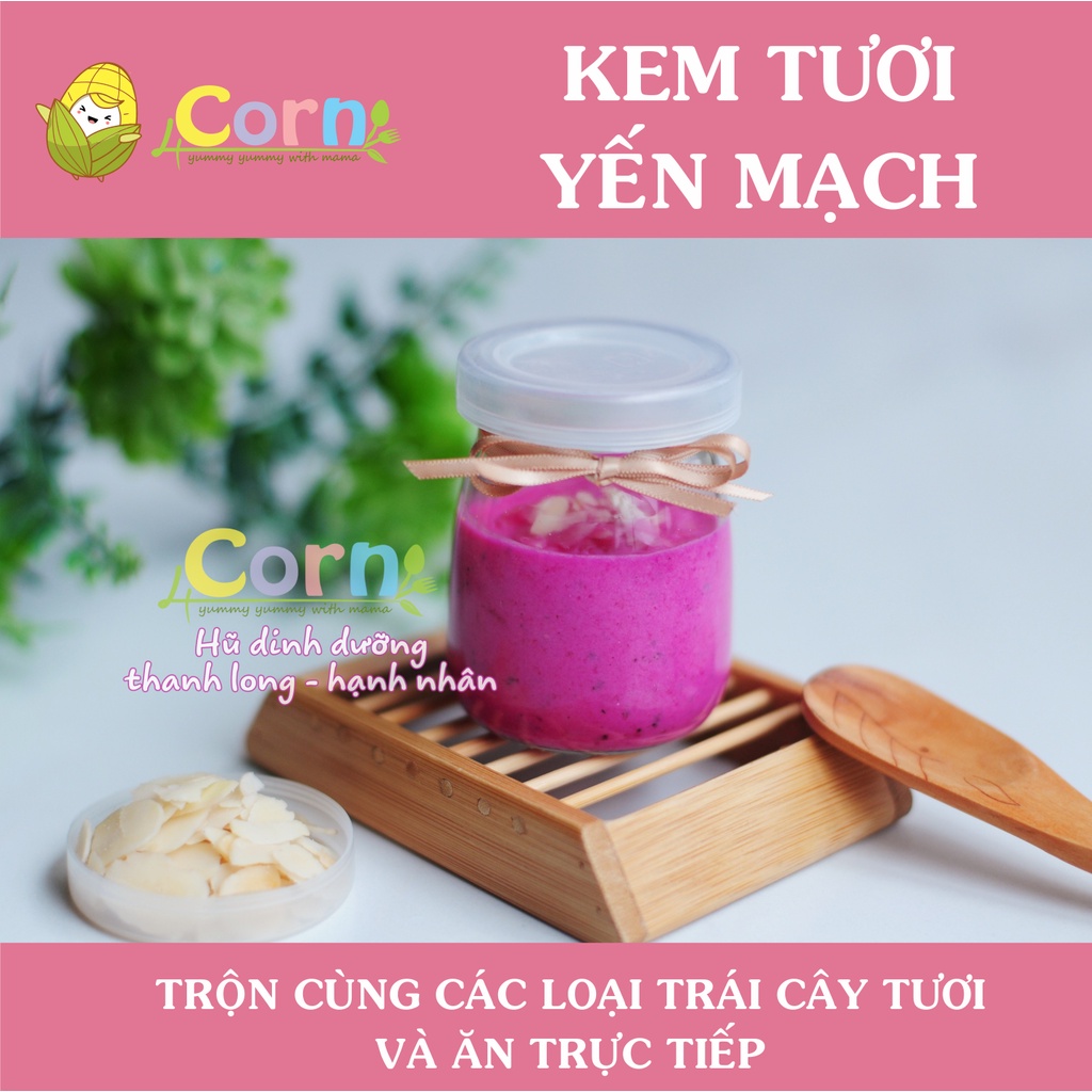 Kem tươi yến mạch (Cream yến mạch) dmBio - Cho bé 6m+