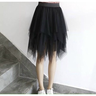 Chân váy lưới nhọn tầng xòe cực xinh có lót , chất lưới mềm mát