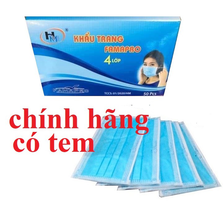 Khẩu Trang y tế 4 lớp hộp kháng khuẩn