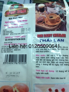 Bột sữa kem béo pha trà sữa 3ly Thái Lan