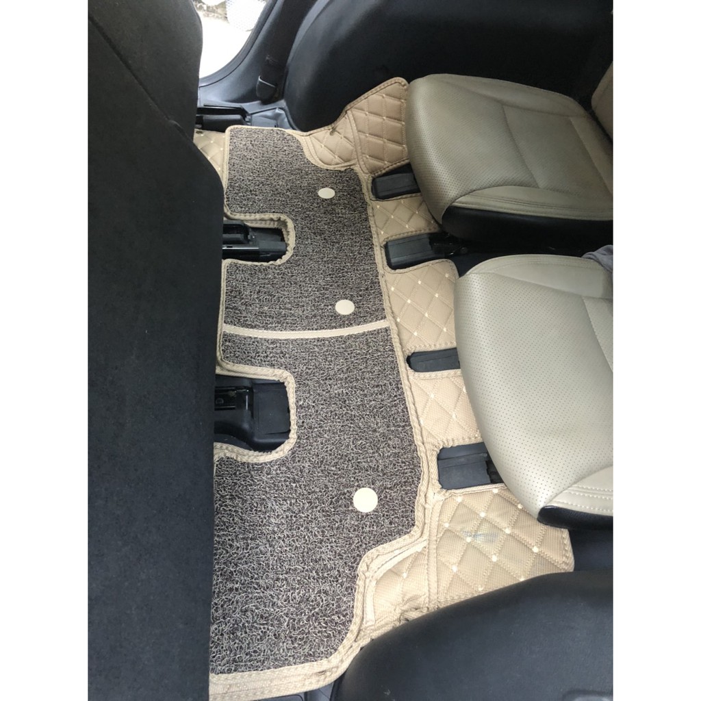 Thảm lót sàn ô tô 6D Kia Rondo chống nước, không mùi, phủ kín 90% sàn xe