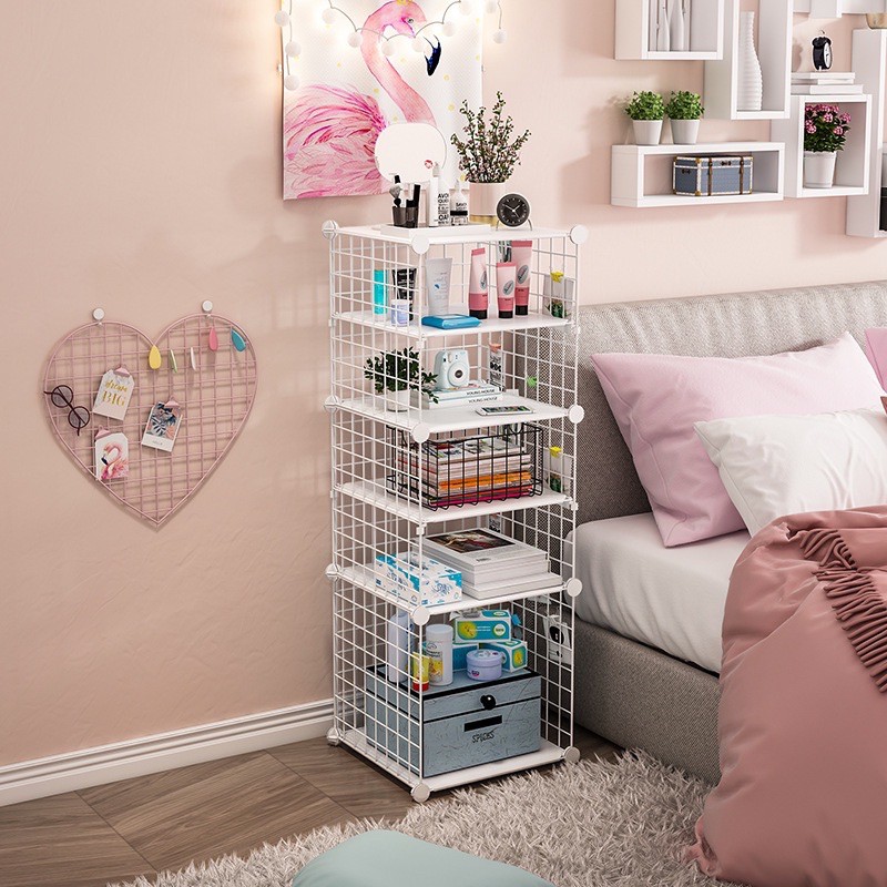 TỦ KỆ LƯỚI ĐẦU GIƯỜNG ĐA NĂNG SIÊU TIỆN ÍCH MÀU TRẮNG sâu 37cm