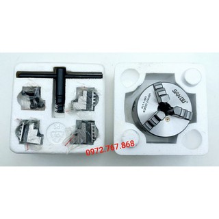 Mâm cặp máy tiện 3 chấu tự định tâm K11-80, mâm cặp máy tiện mini