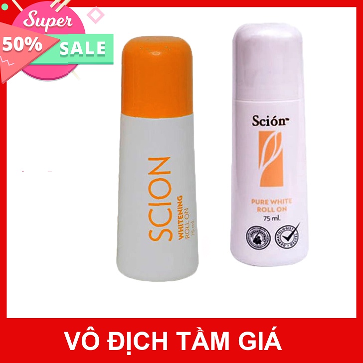 Lăn khử mùi Scion Nuskin 75ml khử mùi hôi nách hôi chân, dưỡng trắng, giảm thâm nách - Sopi Store