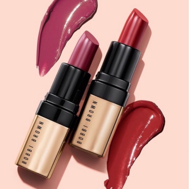 BOBBI BROWN - Set son môi Luxe Lip Color Mini Duo (Hibiscus/Parisian Red)