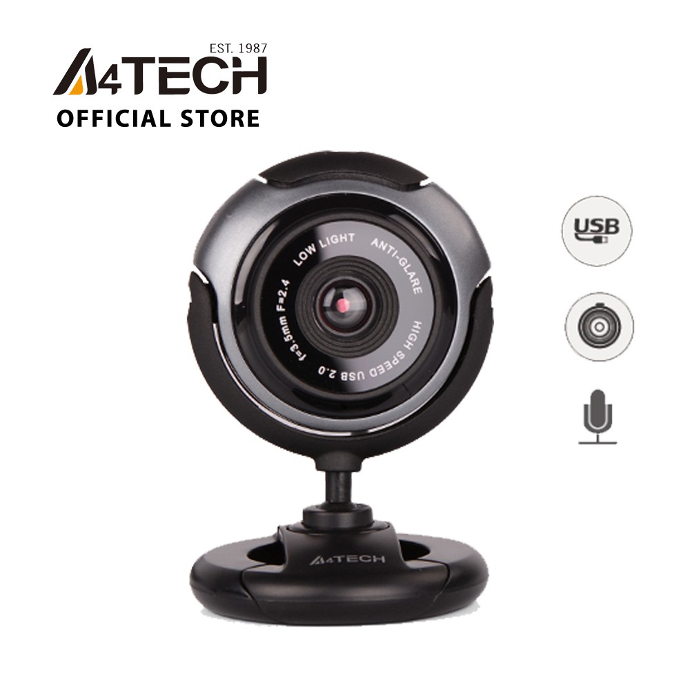 [Mã ELRE80 giảm 8% đơn 250K] Webcam Máy Tính A4tech PK-710G Tích Hợp Micro Hỗ Trợ Livestream