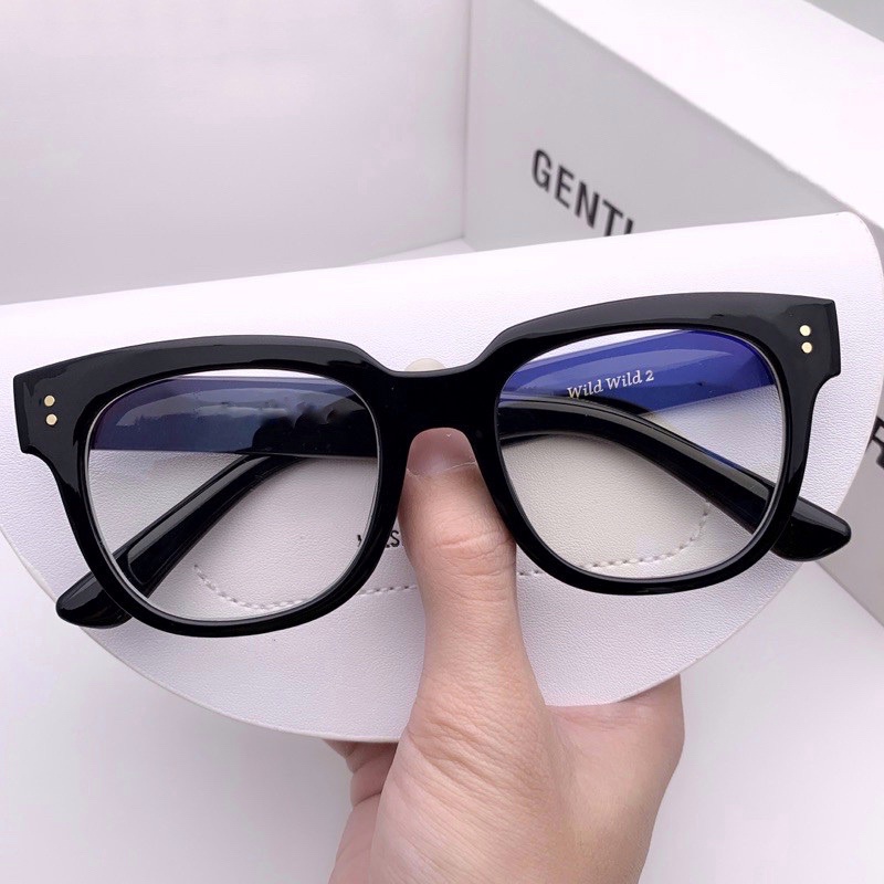 Kính Mắt Dáng Vuông Wild Nam Nữ 2 Chấm dọc Fullbox