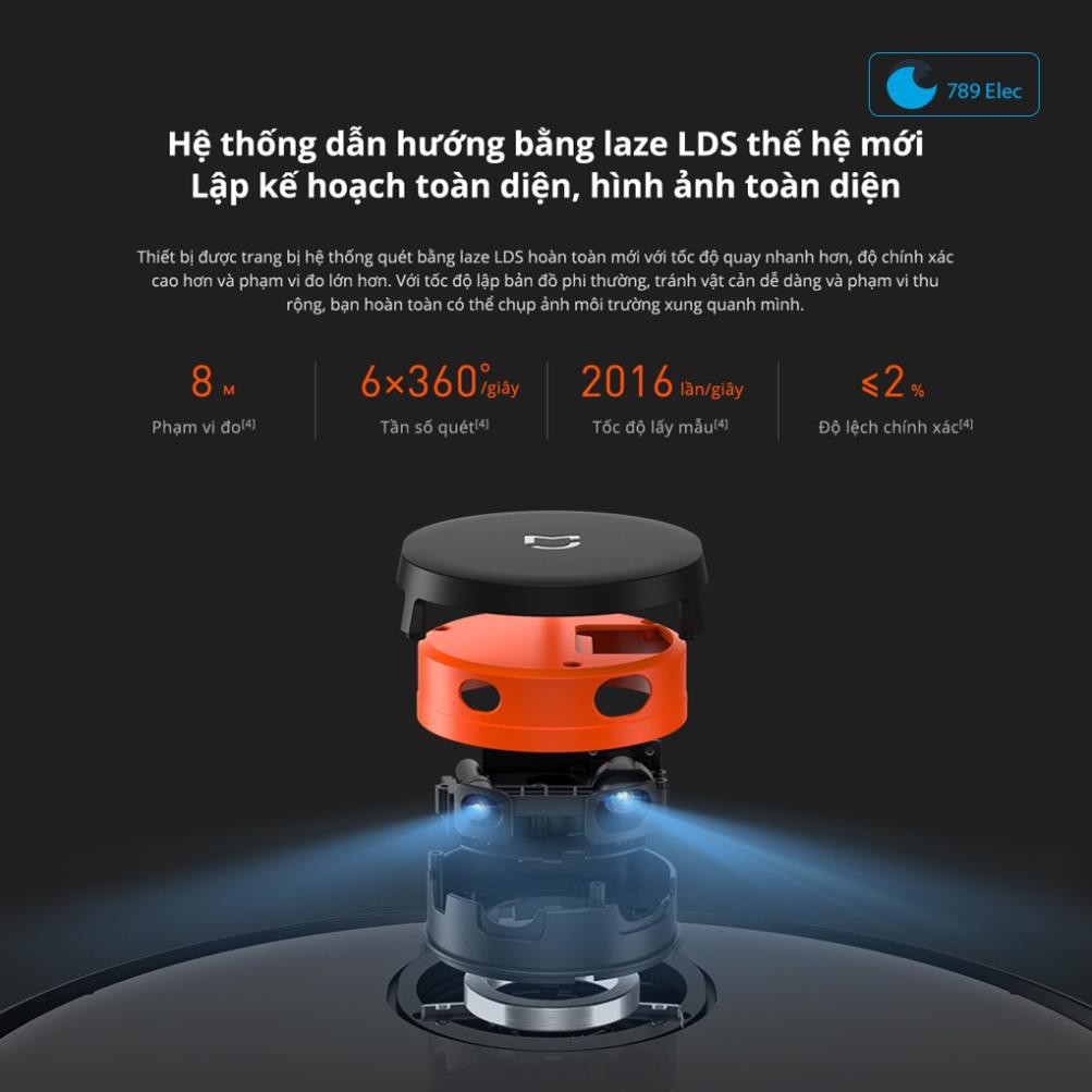 Robot Hút Bụi Thông Minh Xiaomi Mijia Vacuum Mop PRO