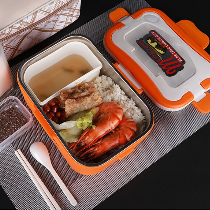 Hộp Cơm Hâm Nóng Chefman CM-113i Lòng Inox Cao Cấp , Bảo Hành 24 Tháng, Hàng Việt Nam Chất Lượng Cao