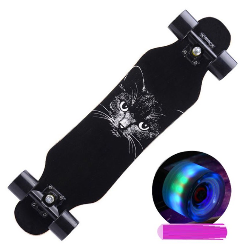 Ván trượt dài thể thao mặt nhám LONGBOARD cao cấp Dancing 80*20cm Phát Sáng