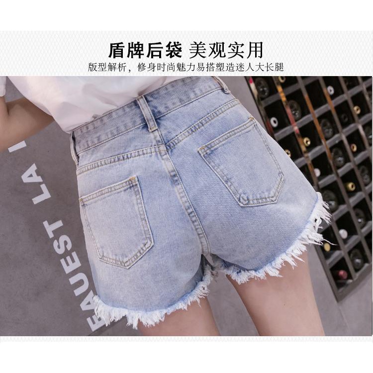High-waisted denim shorts women's summer 2022 new fashion heavy industry embroidered short-sleeved T-shirt two sets of fashion