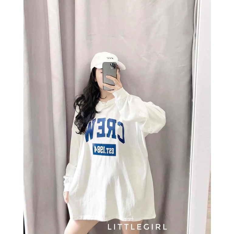 [Có Video +Ảnh Thật] Áo Sweater In Crew 1984 Qindi Store MS 597 | BigBuy360 - bigbuy360.vn