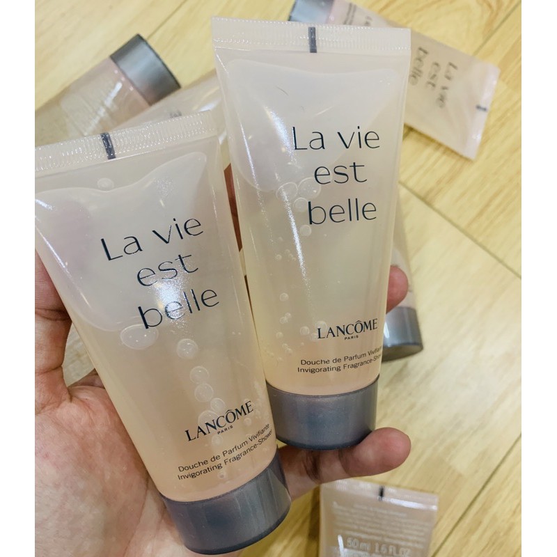 Gel Tắm Lancome 50ml Tresor La vie est Belle