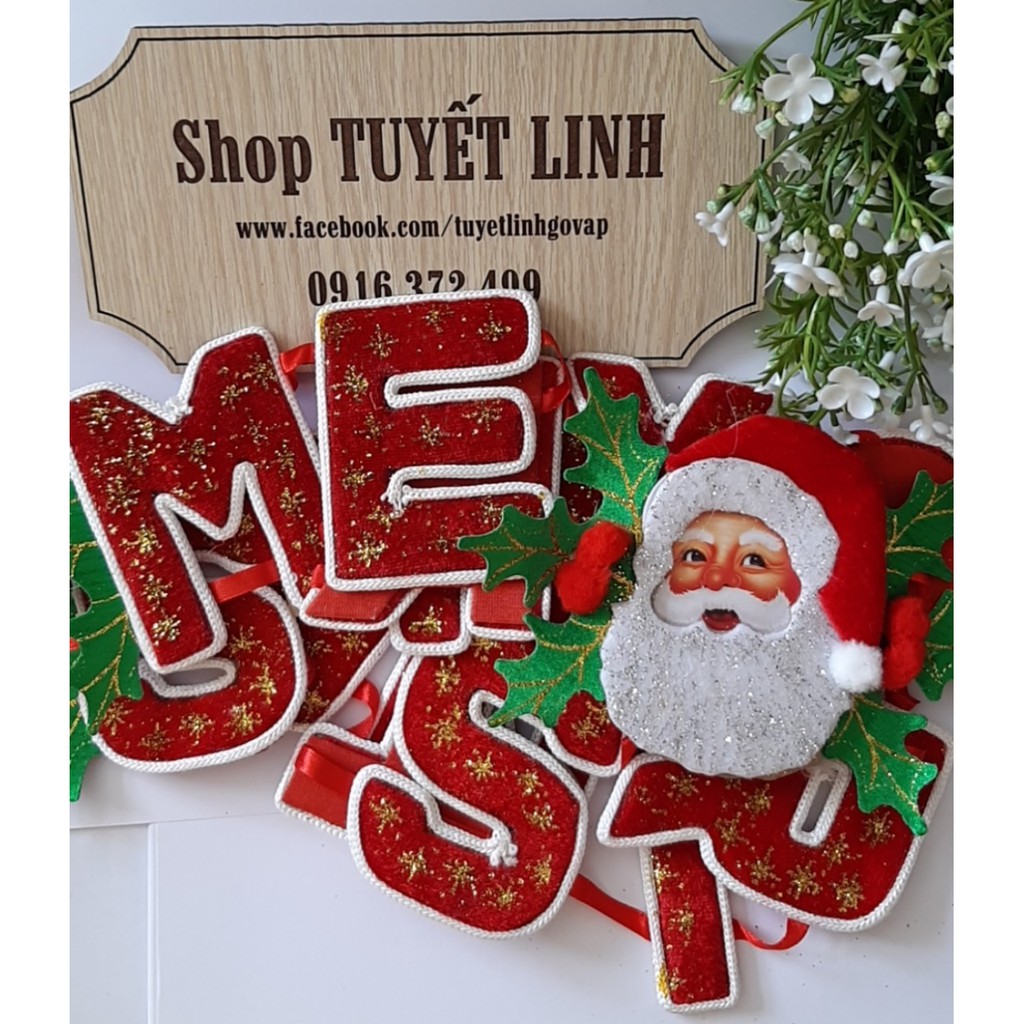DÂY CHỮ MERRY LỚN 150K/DÂY