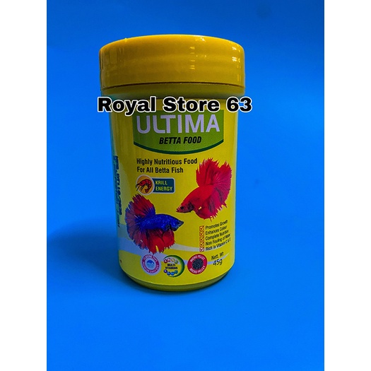 Ultima Betta Food Taiyo 45gram thức ăn chuyên cho cá lia thia betta