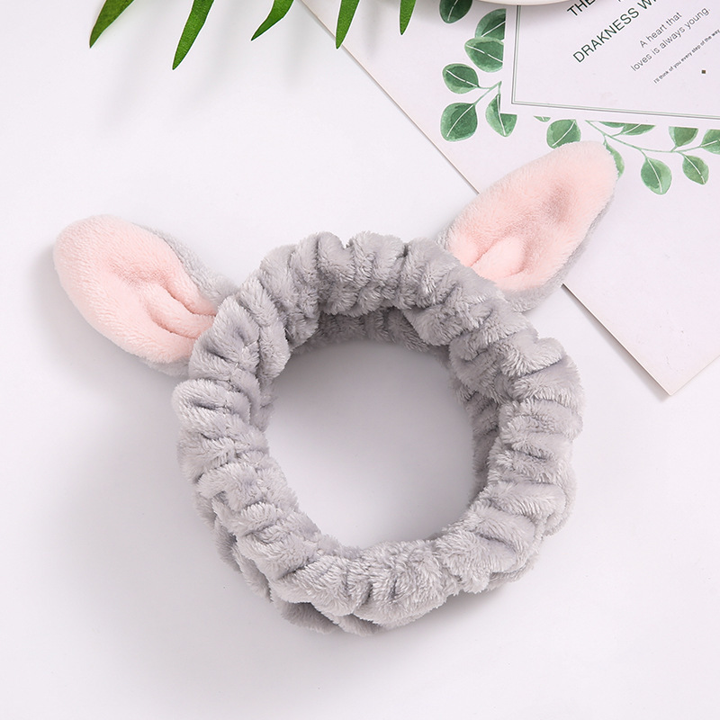 Băng đô cài tóc kiêm khẩu trang phong cách Hàn Quốc dễ thương