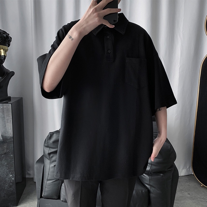 Áo thun polo tay ngắn dáng rộng thời trang cho nam giới 1 tuổi | BigBuy360 - bigbuy360.vn