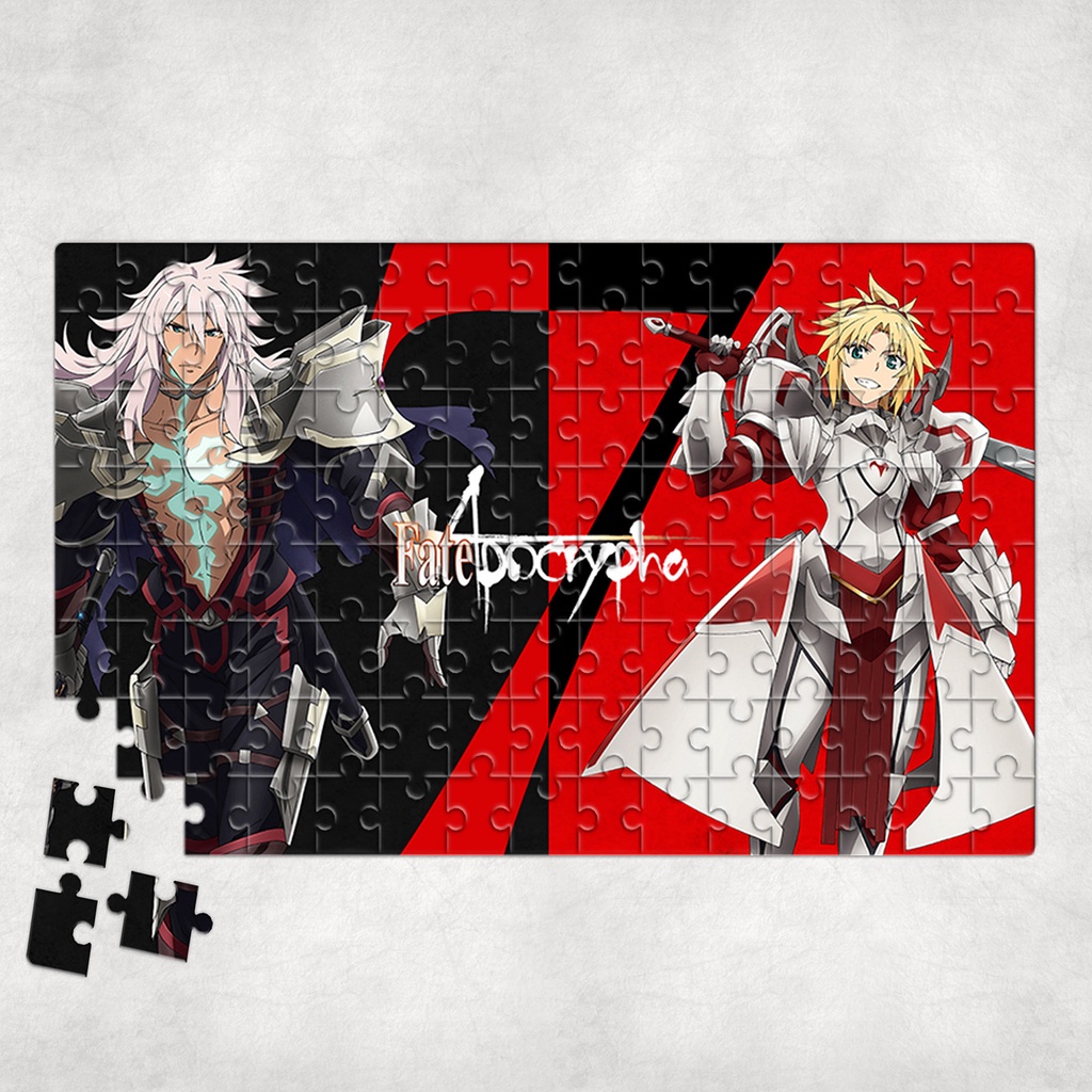 Tranh ghép hình A4, A5 Anime, xếp hình FATE APOCRYPHA - Mẫu 1