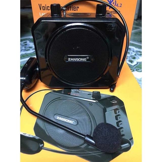 Máy trợ giảng  Zansong M80 loa trợ giảng dòng micro không dây bluetooth đài fm