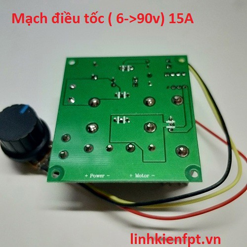 Mạch điều tốc motor 6-90v 15a