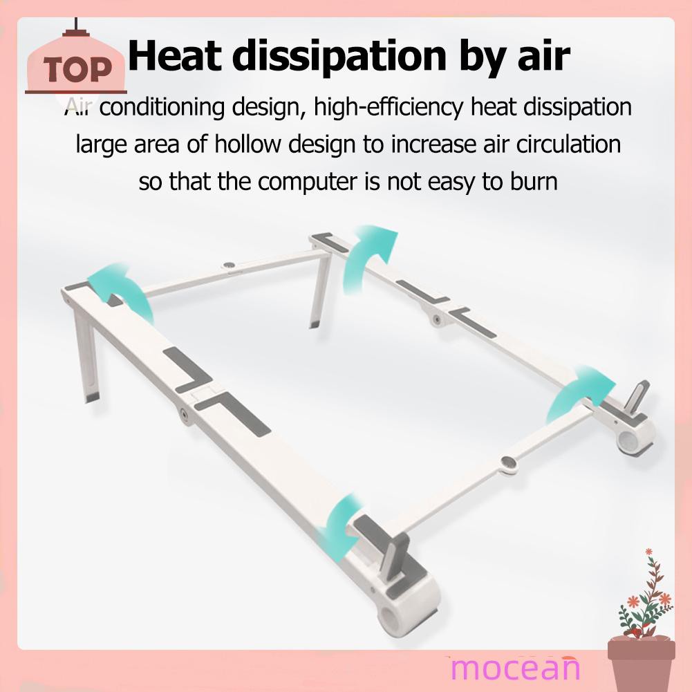 Giá Đỡ Máy Tính Bảng / Laptop Bằng Nhựa Có Thể Gấp Gọn Tiện Dụng