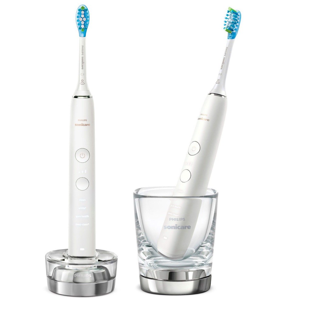 Set 2 bàn chải điện Philips Sonicare Diamond Clean HX9914/55