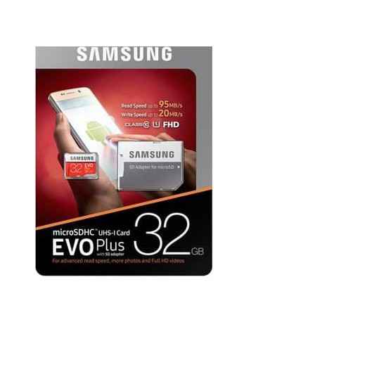 Bộ Đọc Thẻ Nhớ Samsung Microsdhc Evo Plus U1 32gb Lên Đến 95mbps Và 20mbps