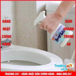 [Hỏa tốc HCM] Chai xịt vệ sinh bồn cầu Rocket tiêu diệt vi khuẩn khử sạch mùi hôi 300ml Nhật Bản