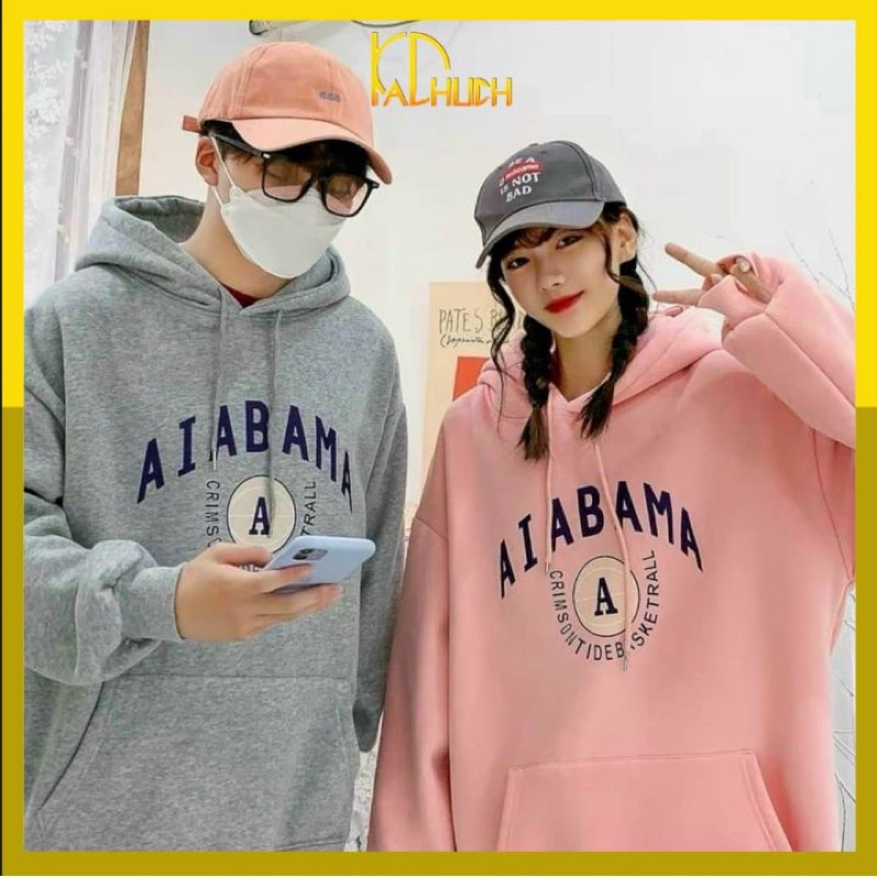 ÁO HOODIE CẶP FORM RỘNG IN AIABAMA