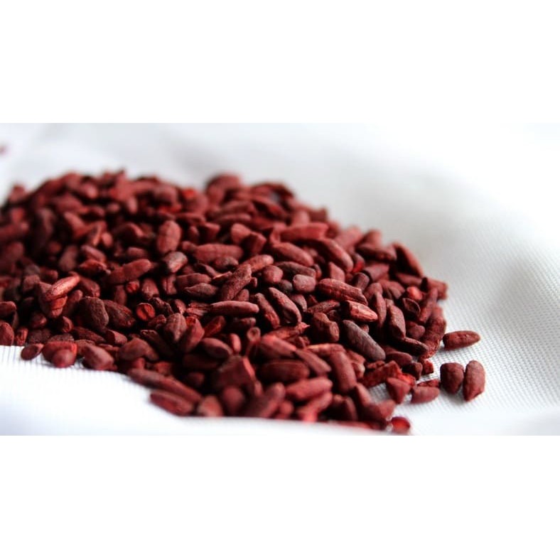 100g Gạo men đỏ nguyên hạt dùng tạo màu đỏ cho thực phẩm