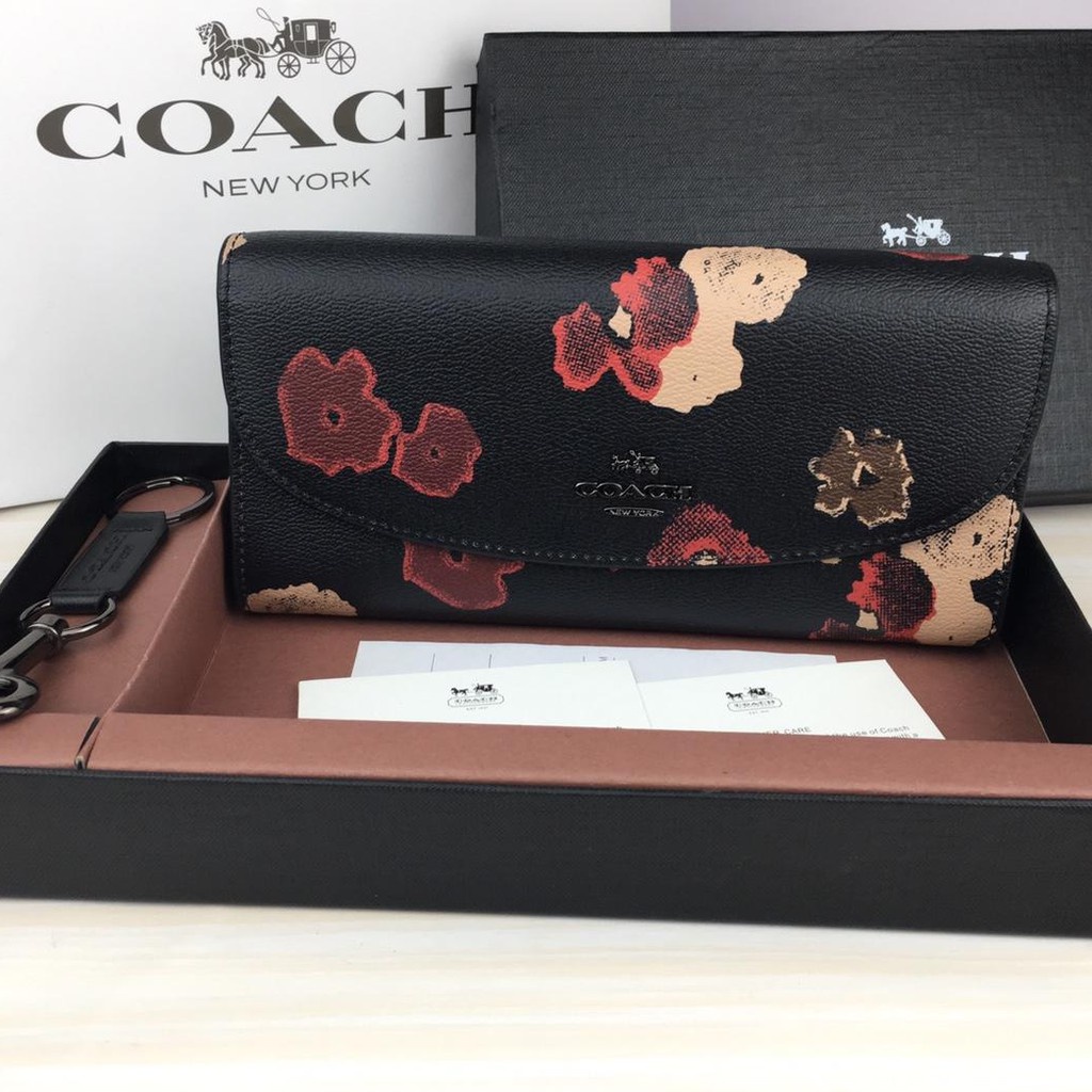 COACH Ví Dài Khóa Kéo Thời Trang Dành Cho Nữ F54022